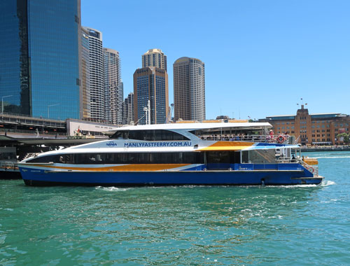 Fast Ferry in Sydney Australia